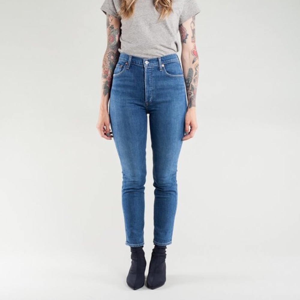 Agolde Nico Slim Fit Jeans Subdued 23